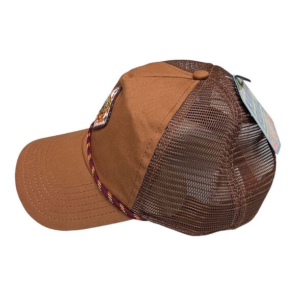 SpongeBob Square Pants Hat Mens Brown SnapBack - Dad - Kamp Rope Camp Novelty - Picture 2 of 9